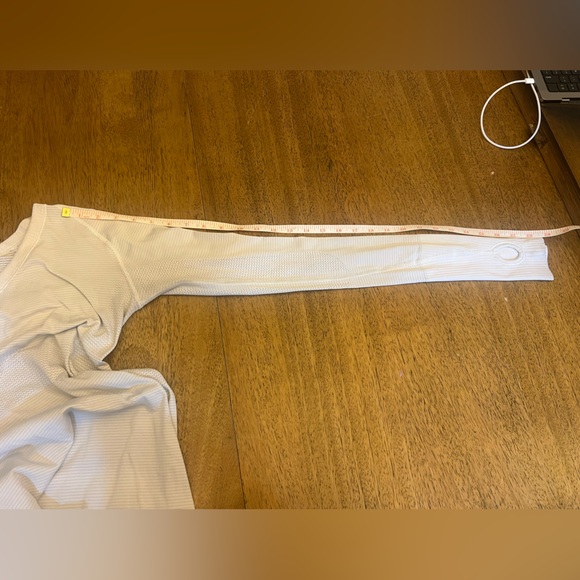 Lululemon Swiftly Tech Long Sleeve Crew Shirt- White - Size 12 - Picture 11 of 12